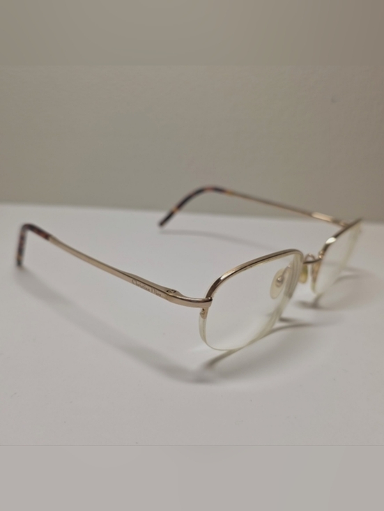 Dior Accessories - Authentic Christian Dior 4511 Gold Metal Tortoiseshell Eyeglass Frames 40A-135